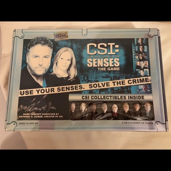 CSI Crime Scene Investigation Senses The Game New 2006 Board Game Collectable - Picture 1 of 13